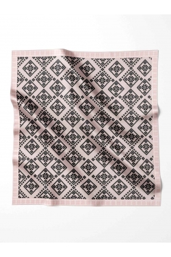 LIMITED EDITION SONGKET SQUARE - PINK BLACK
